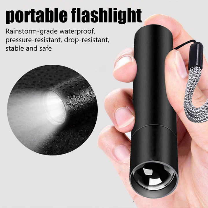 Lamgool%20Rechargable%20Mini%20LED%20electricTorch%203%20Lighting%20Modes%20Waterproof%20Telescopic%20Powerful%20electric%20torch%20/Flash/light%20Outdoor%20%E2%80%8BZoom%20Portable%20Torch%20-%20Image%203