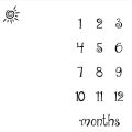Newborn Baby Monthly Growth Milestone Blanket Photography Props Background Cloth DIY Infant Photo Accessories Fotografia.