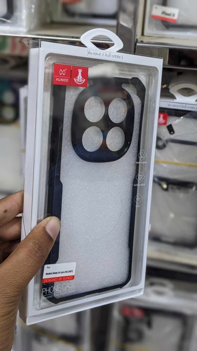 Xundd%20Case%20For%20Redmi%20Note%2014%20Pro%205G%20Case%20Shockproof%20Transparent%20Bumper%20Back%20Phone%20Cover%20-%20Image%204