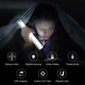 LED Motion Sensor Light 10/20/30/50cm USB Rechargeable Night Light White Yellow Light for Closet, Cabinet, Kitchen, Wardrobe, Cupboard, Bed.