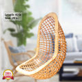 Cane/Rattan Handcrafted Hanging Chair - Swing Outdoor Indoor Camping Garden - Design 02.