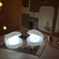 Nightlight, Led Shell Pearl Night Light Streamer Mermaid Fairy Shell Night Lamp for Bedside Xmas Gift Bedroom Home Decoration Desk Lights. 