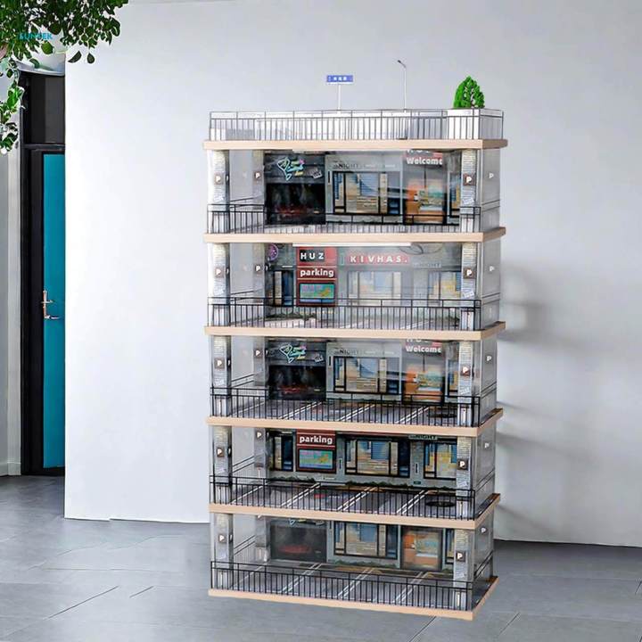 1/32%20Vehicle%20Model%20Display%20Case%20Tabletop%20Decor%20Car%20Garage%20Display%20Case%20Parking%20Lot%20Display%20Case%20for%20-%20Image%203