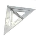 7inch Speed Square Aluminum Alloy Triangle Ruler Squares for Measuring Tool Angle Protractor Woodworking Tools. 