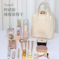 Travel New Hands Enhance Beauty PU Makeup Bag Portable Cosmetics Storage Bag Travel Large Capacity Wash Bag. 