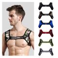 JOCKMAIL Men's Fitness Neoprene Harness Sports Shoulder Ss Muscle Exercise Protective Gear Support  TaTop Gay Wear. 