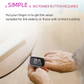 Finger , Oximetry SpO2 Reading, Rechargeable , Fingertip Oxygen Meter.