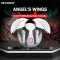 Creative Wireless Headphones Angel Wings Bluetooth 5.3 Earphone Stereo Earbuds Touch Control Gaming Sport Headset Gifts for Kids. 