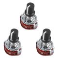 3X Electronic Machine 4P3T 4Pole 3 Position 2 Deck 16 Pin Rotary Switch. 