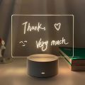Note Board Creative Led Night Light USB Message Board Holiday Light With Pen Gift For Children Girlfriend Decoration Night Lamp.