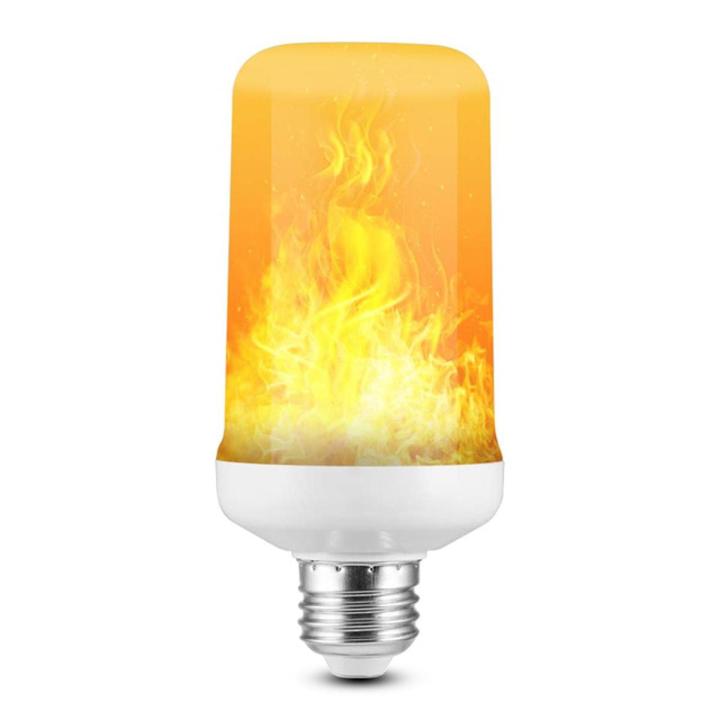 LED E27 Flame Lamps 15W 85-265V 4 Modes Ampoule LED Flame Effect Light Bulb Flickering Emulation Fire Light