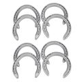 4Pcs 5 Horse Equipment Aluminum Alloy Farrier for Tournament Play.