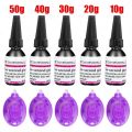 UV Light Glue Super Glue 5 Seconds Fix Adhesives Sealer UV Curing Adhesive Bonding Welding Glue Kit for Glass Metal. 