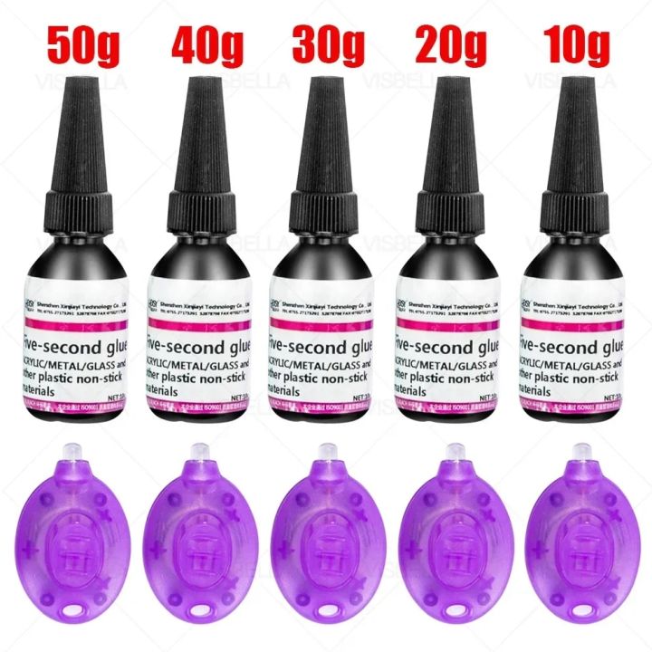 UV Light Glue Super Glue 5 Seconds Fix Adhesives Sealer UV Curing Adhesive Bonding Welding Glue Kit for Glass Metal
