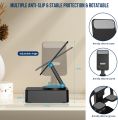 KISONLI Speaker Bluetooth M-1 Phone Holder 360° Foldable Mobile RGB lights.