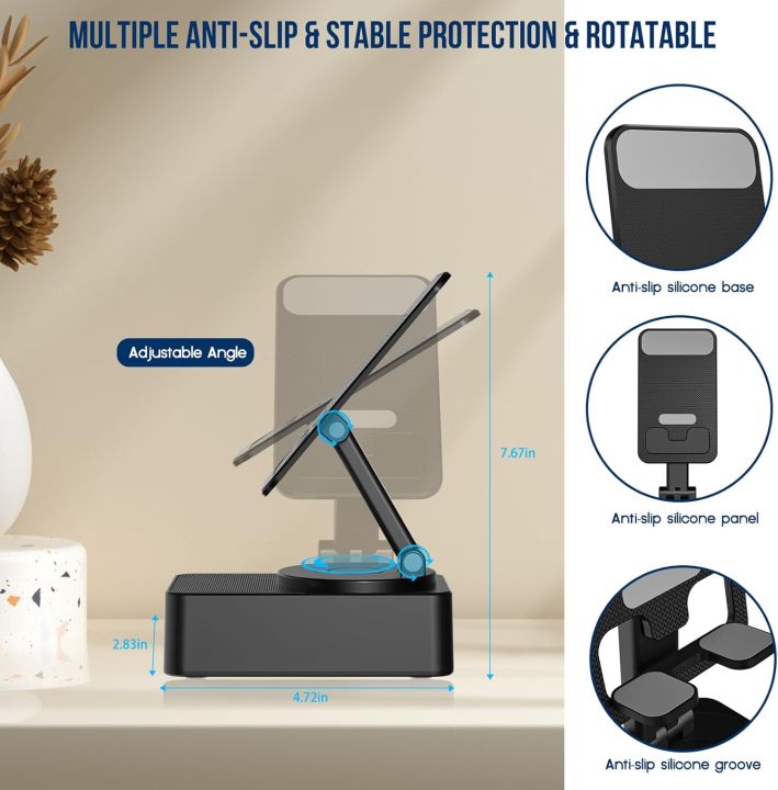 KISONLI%20Speaker%20Bluetooth%20M-1%20Phone%20Holder%20360%C2%B0%20Foldable%20Mobile%20RGB%20lights%20-%20Image%207