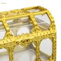 Transparent Treasure Chest Boxes for Wedding Baby Shower Ornament S. 