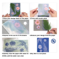73 Pieces Sun Print Paper Cyanotype Paper Kit, Solar Drawing Paper Sensitivity Sunprint Nature Printing Paper.