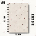 Notebook Aesthetic Journal Clock Design Writing Pad K709. 