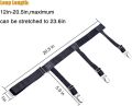 Shirt Holder Shirt Stays Men's Shirt Stays Men's Shirt Tail Elastic Garter Straps Belt with Non-Slip Locking Clamps. 