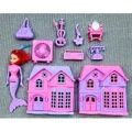 Sweet Family Dollhouse Toy Set with Princess Mermaid Doll - Toys for girls.