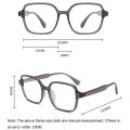 2024 Trending Blue Light Blocking Men's Glasses Gaming TR90 Black Anti Ray Eyeglasses Women Transparent Fashion Eyewear. 