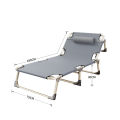Outdoor Portable Folding Lounge Chairs Adjustable Multi Angle Sleeping Cot Chair For Outside Beach Lawn Camping Pool. 