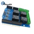 【Mary DAI Store】4 channel relay shield module, Four channel relay control relay expansion board for arduino UNO R3 2560. 