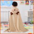 Cute Baby Bath Towel Fluffy Cartoon Animal Cuddly Blanket Quick-Dry Hooded Baby Towels Large Soft and Absorbent shinph. 