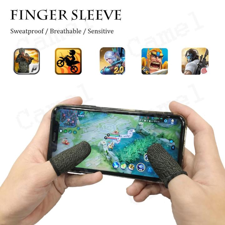 Shapla 5 Pair(10 Pcs) Wasp Feelers Finger Sleeves for PUBG Mobile Gaming with Sensitive Touch and Thin Breathable