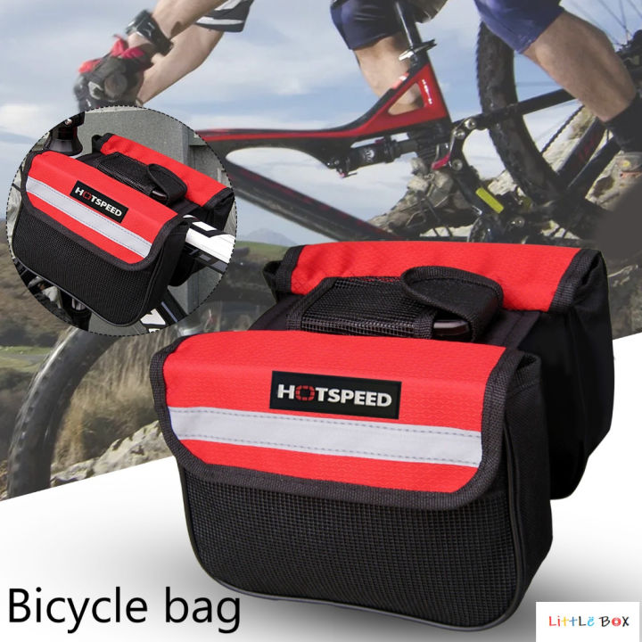 SHIMANO BICYCLE BEG Littlebox Bicycle Backpack, cycling bag untuk basikal simpan phone card kad wallet waterproof