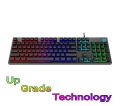HP K550F Keyboard RGB Gaming Keyboard Colorful Lighting Effect Smart Keyboard Stylish Design With 26 Anti-Ghosting Keys and Windows Lock Key. 