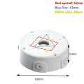 Camera Junction Box Cable Deep Base for Dome/IP Camera Waterproof Mount Bracket Plastic Base Surveillance Dome Brackets. 