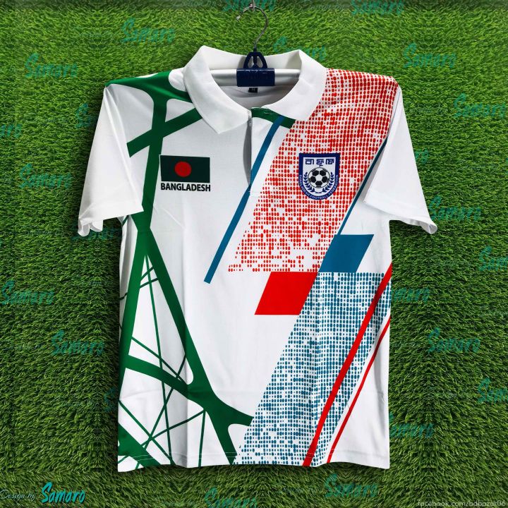 B-d Short Sleeve Polo Football Jersey for Man - Half Sleeve Polo - Banglades Fan Jersey 2026-27