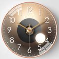 8 Inch Modern Electronic Wall Clock 3D Stylish Silent Clocks For Living Room Kitchen Decoration Home Decor Furniture. 
