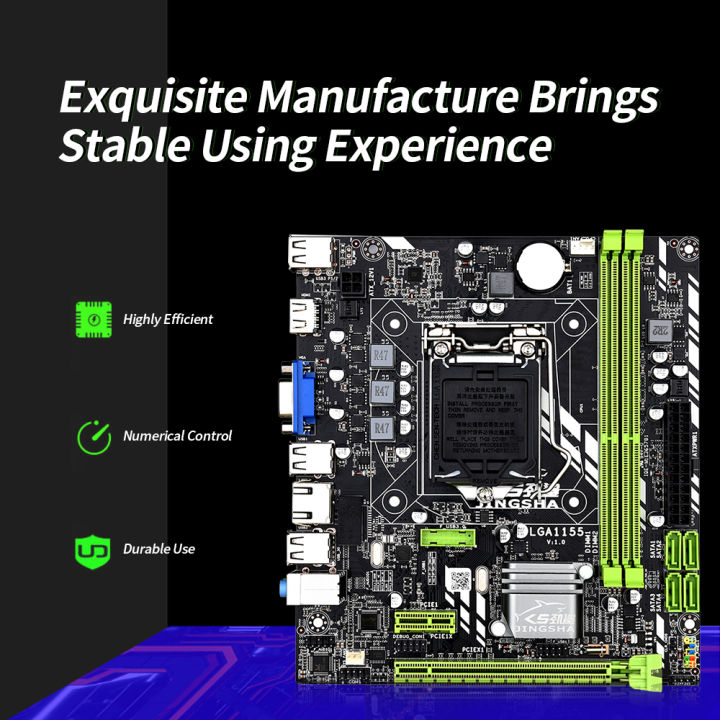 Jingsha%20H61%20Motherboard%20M-ATX%20LGA1155%20DDR3%20Mainboard%20-%20Image%206