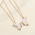 Best Friend Butterfly Necklace for Women Friendship Necklace Animal Card Clavicle Chain Pendant Mother Day Gift Designer Jewelry.
