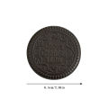 【Versatile】 1pcs Cute Chocolate Cookie Shaped Chocolate Design Makeup With 1 Comb Set Women Makeup Tool Folding Makeup MIRRORRR.