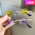 Children's sunglasses, fashion girls, retro small round frame prince glasses, performance modeling sunglasses, handsome boys, baby glasses.