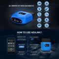 NexLink Bluetooth 5.0 Diagnostic Scanner for IOS & Android & PC OBD2/EOBD Fault Code Reader Diagnostic Scan Tool. 