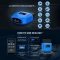 NexLink Bluetooth 5.0 Diagnostic Scanner for IOS & Android & PC OBD2/EOBD Fault Code Reader Diagnostic Scan Tool. 