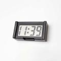 6.2cm Car Digital Clock Good Quality Black Plastic Mini Alarm Clock Car Alarm Clock for Car. 