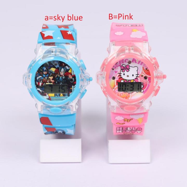 lighting Stylish Baby Watch For Kids - mulicolr