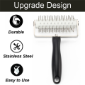 Pizza Dough Roller Stainless Steel Pizza Pin Puncher Dough Hole Maker with Plastic Handle, Docking Tool.