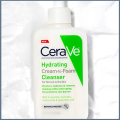 CeraVe Hydrating Cream To Foam Cleanser, Makeup Remover Face Wash For Dry Skin, Foaming Facial Cleanser With Hyaluronic Acid, Normal To Dry Skin, Fragrance Free & Non Comedogenic I 236ml I USA.