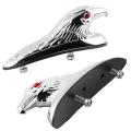 Fender Statue Universal Motorcycle Front Mudguard Decor Ornament Eagle Head Fit for Ya.