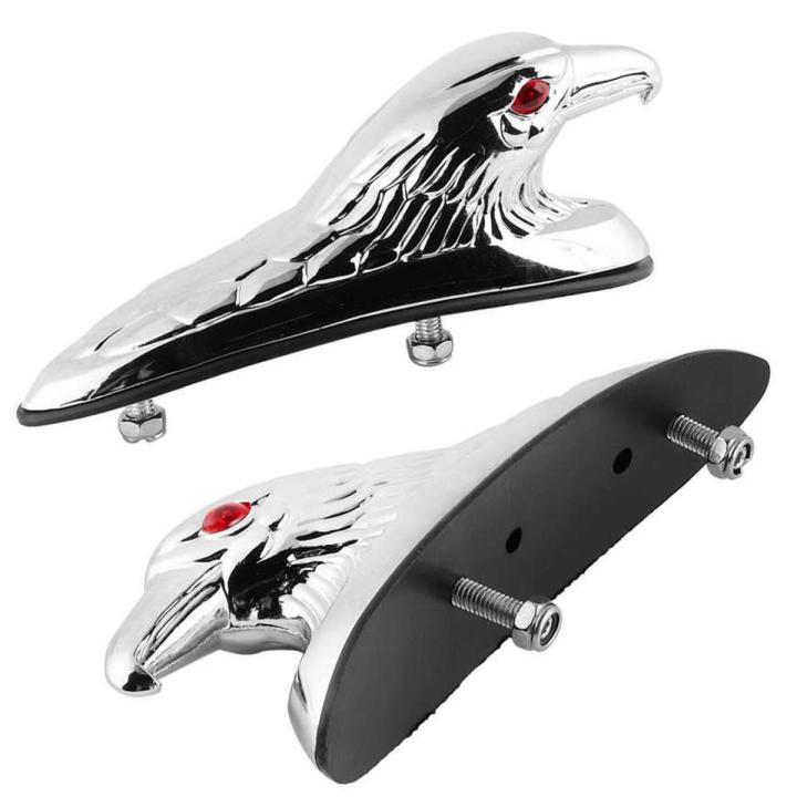 Fender Statue Universal Motorcycle Front Mudguard Decor Ornament Eagle Head Fit for Ya