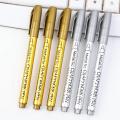 1/5/10Pcs Metallic Waterproof Permanent Paint Marker Pens For Drawing Students Supplies DIY Art Marker Craftwork Pen.