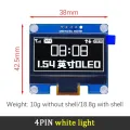 1.54 inch OLED Module 1.54" 12864 Screen LCD LED Display Module 128*64 SSD1309 SPI/IIC I2C Interface for Arduino 4Pin 7Pin. 