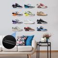 6 Pack Acrylic Floating Sneaker Shelves Clear Shoe Display Stand Room Decor for Display Collectible Shoe&Sneaker.